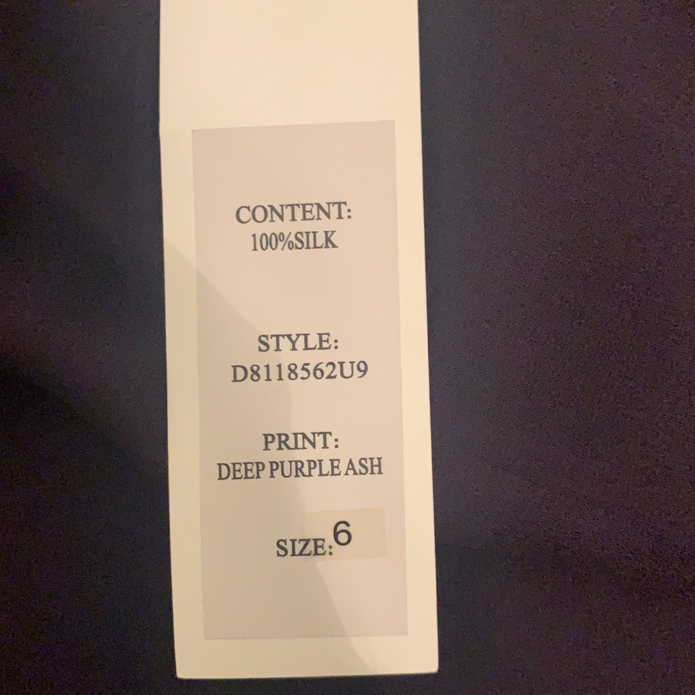 Diane Von Furstenberg Purple Sheath Dress with Long Bishop Sleeves for Cocktail - Picture 11 of 11